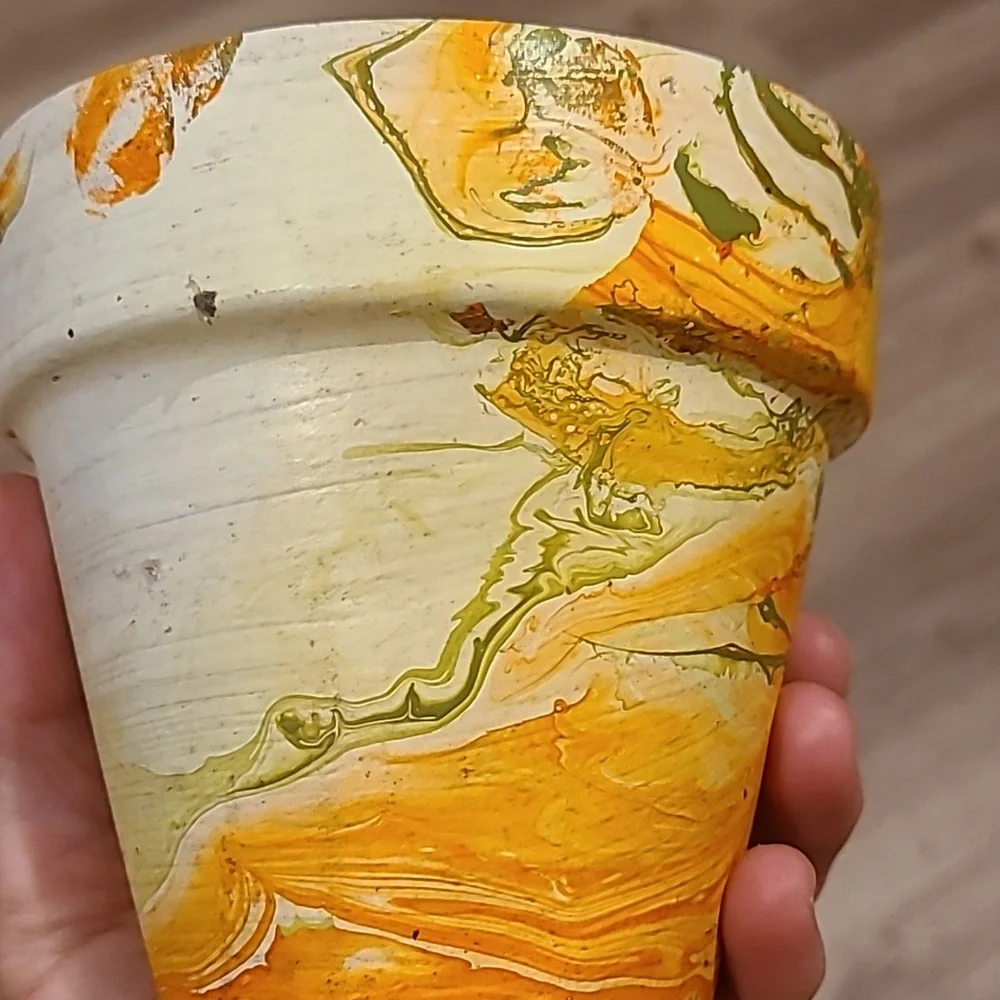 Fall flower Pot